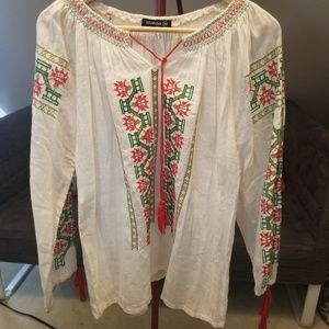 Embroidered Women's Top